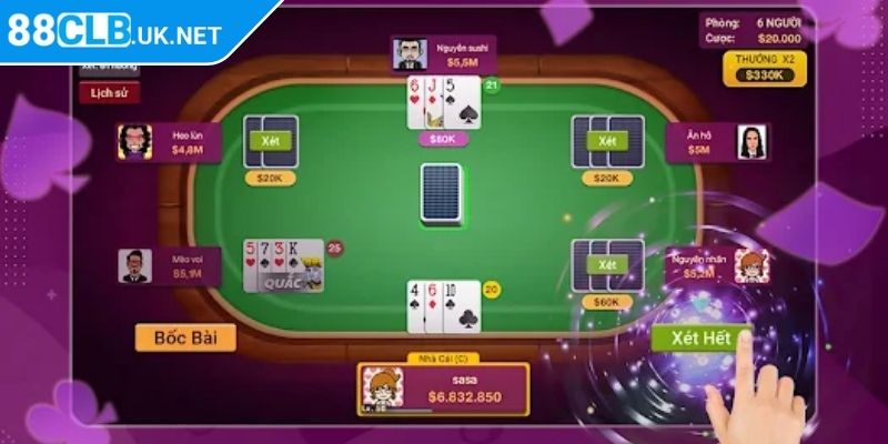 Luật chơi xì dách 88CLB